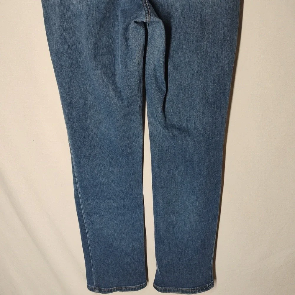 Lee Classic‎ Fit Women's 30x29 Straight Leg Stretch Denim Blue Jeans Dark